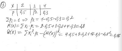 Высшая математика (ТВ и МС) - 10 заданий 2013-2014 год, вариант 13 (без 6, 9 задачи)