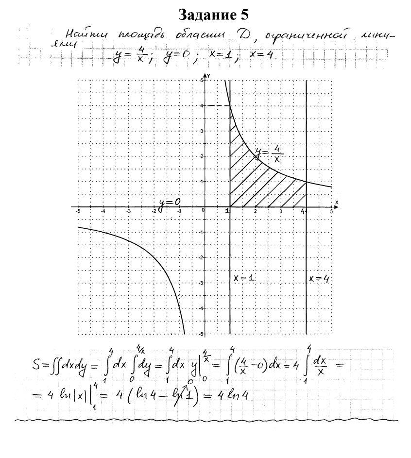 Высшая математика - заочный факультет - 2 семестр - 12 заданий, 2014 год, вариант 20