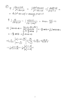 Высшая математика 2 семестр, Контрольная работа №2, вариант 290